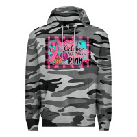 Slate Camo in october we wear pink Premium Hoodie - JahusDesignShop