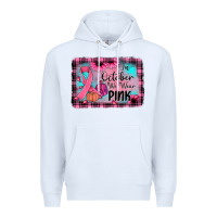 White in october we wear pink Premium Hoodie - JahusDesignShop