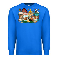 True Royal farm animals coffee cups Premium Sweatshirt - Zillion Design Studio