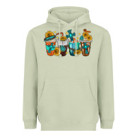 Matcha cross coffee cups Heavyweight Hoodie - texasbilliewilder