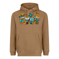 Toasted Coconut cross coffee cups Heavyweight Hoodie - texasbilliewilder