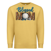 Antique Gold western blessed mom with lacrosse Premium Sweatshirt - texasbilliewilder