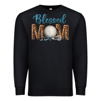 Black western blessed mom with lacrosse Premium Sweatshirt - texasbilliewilder