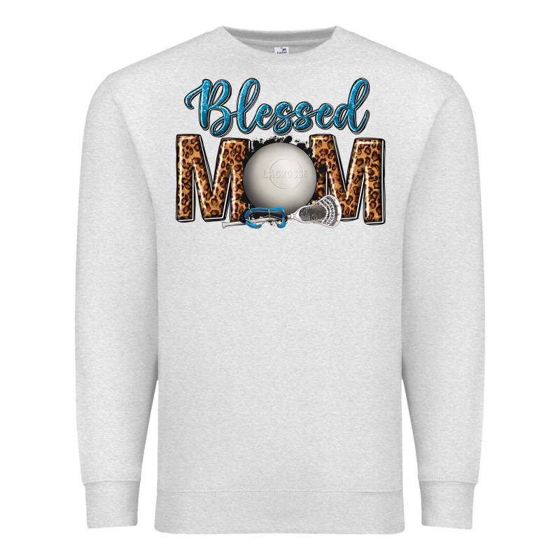 Western Blessed Mom With Lacrosse Premium Sweatshirt by texasbilliewilder | Teevron