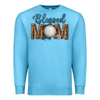 Ocean Blue western blessed mom with lacrosse Premium Sweatshirt - texasbilliewilder