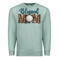 Seafoam western blessed mom with lacrosse Premium Sweatshirt - texasbilliewilder