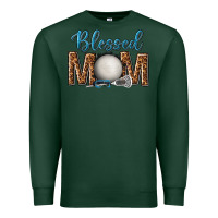 Sports Green western blessed mom with lacrosse Premium Sweatshirt - texasbilliewilder