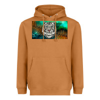 Meerkat white tiger forest license plate Heavyweight Hoodie - RanaPortraitStore
