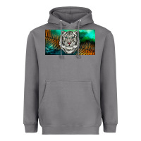 Storm white tiger forest license plate Heavyweight Hoodie - RanaPortraitStore