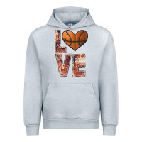 Heather Grey basketball love Urban Hoodie - JahusDesignShop