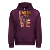 Mauve Wine basketball love Urban Hoodie - JahusDesignShop