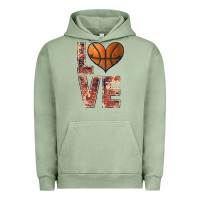 Pigment Oil Green basketball love Urban Hoodie - JahusDesignShop