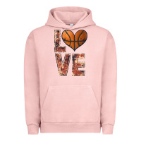 Pigment Salmon basketball love Urban Hoodie - JahusDesignShop