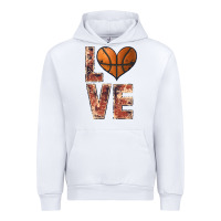 White basketball love Urban Hoodie - JahusDesignShop