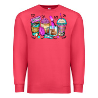 Cardinal eyelash coffee cups Premium Sweatshirt - Zillion Design Studio