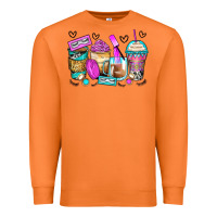 Carrot eyelash coffee cups Premium Sweatshirt - Zillion Design Studio