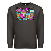 Smoke eyelash coffee cups Premium Sweatshirt - Zillion Design Studio