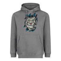 Storm White Tiger Scratch Mark Heavyweight Hoodie - RanaPortraitStore