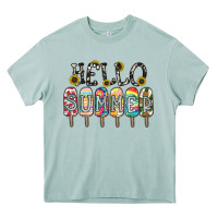 Arona name vibrant summer greeting with popsicles Heavy Core Tee - CowhideDigitalArt