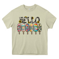 Mossy name vibrant summer greeting with popsicles Heavy Core Tee - CowhideDigitalArt