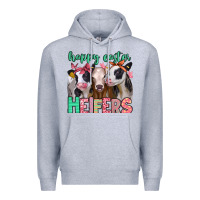 Heather Grey happy easter heifers Premium Hoodie - Jasminsmagicworld