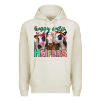Oatmeal Heather happy easter heifers Premium Hoodie - Jasminsmagicworld