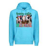 Ocean Blue happy easter heifers Premium Hoodie - Jasminsmagicworld
