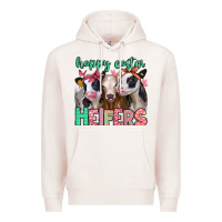 Pale Pink happy easter heifers Premium Hoodie - Jasminsmagicworld