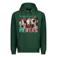 Sports Green happy easter heifers Premium Hoodie - Jasminsmagicworld