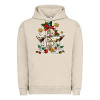 Pigment French Oak Christmas martini  and martini bottle Urban Hoodie - AdoDesignShop