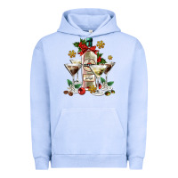 Pigment Grape Ice Christmas martini  and martini bottle Urban Hoodie - AdoDesignShop