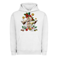 Pigment Lunar Rock Christmas martini  and martini bottle Urban Hoodie - AdoDesignShop