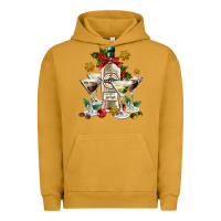 Pigment Peanut Butter Christmas martini  and martini bottle Urban Hoodie - AdoDesignShop