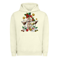 Pigment Pistachio Christmas martini  and martini bottle Urban Hoodie - AdoDesignShop