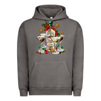 Pigment Tornado Christmas martini  and martini bottle Urban Hoodie - AdoDesignShop