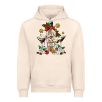 Sandshell Christmas martini  and martini bottle Urban Hoodie - AdoDesignShop