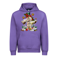 Tulip Christmas martini  and martini bottle Urban Hoodie - AdoDesignShop