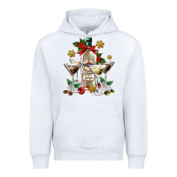 White Christmas martini  and martini bottle Urban Hoodie - AdoDesignShop