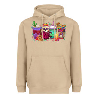 Mushroom dia de los muertos coffee cups Heavyweight Hoodie - texasbilliewilder