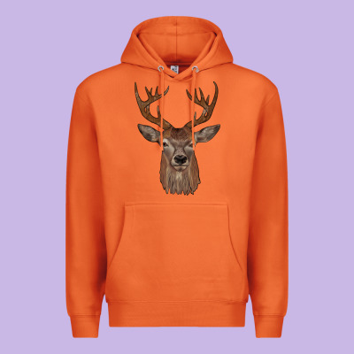 Deer Premium Hoodie Designed By Jahusdesignshop
