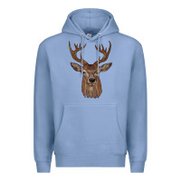 Colony Blue deer Premium Hoodie - JahusDesignShop