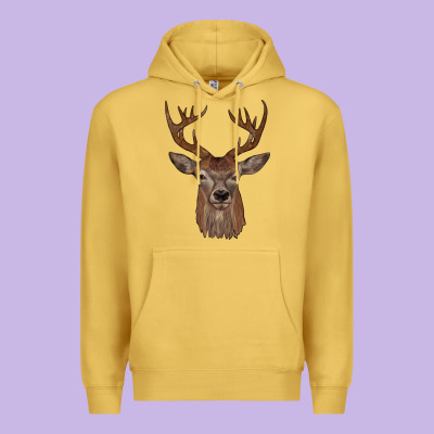 Deer Premium Hoodie Designed By Jahusdesignshop