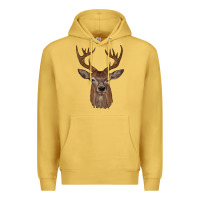 Antique Gold deer Premium Hoodie - JahusDesignShop