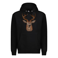 Black deer Premium Hoodie - JahusDesignShop