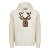 Oatmeal Heather deer Premium Hoodie - JahusDesignShop