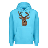 Ocean Blue deer Premium Hoodie - JahusDesignShop
