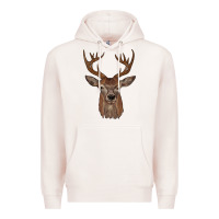 Pale Pink deer Premium Hoodie - JahusDesignShop