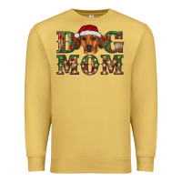 Antique Gold christmas dog mom dachshund Premium Sweatshirt - RanaPortraitStore