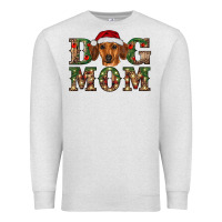 Oatmeal Heather christmas dog mom dachshund Premium Sweatshirt - RanaPortraitStore