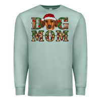 Seafoam christmas dog mom dachshund Premium Sweatshirt - RanaPortraitStore